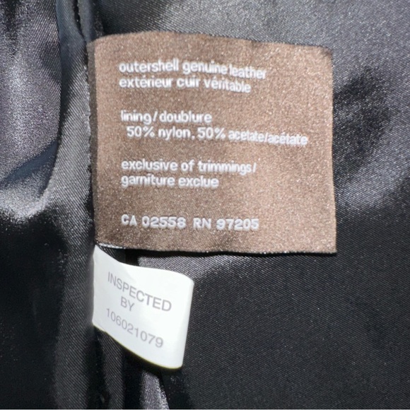 MOBWIFE AESTHETIC: DANIER GENUINE BLACK LEATHER JACKET, US XL - Picture 13 of 13